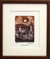 Křivoklát - Herbert Kisza - grafika 